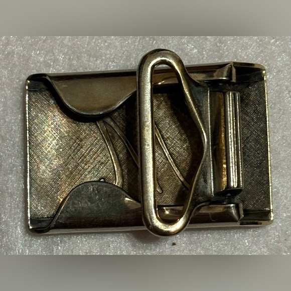 Vintage Hickok 10k gold fill unisex belt buckle - Picture 2 of 3